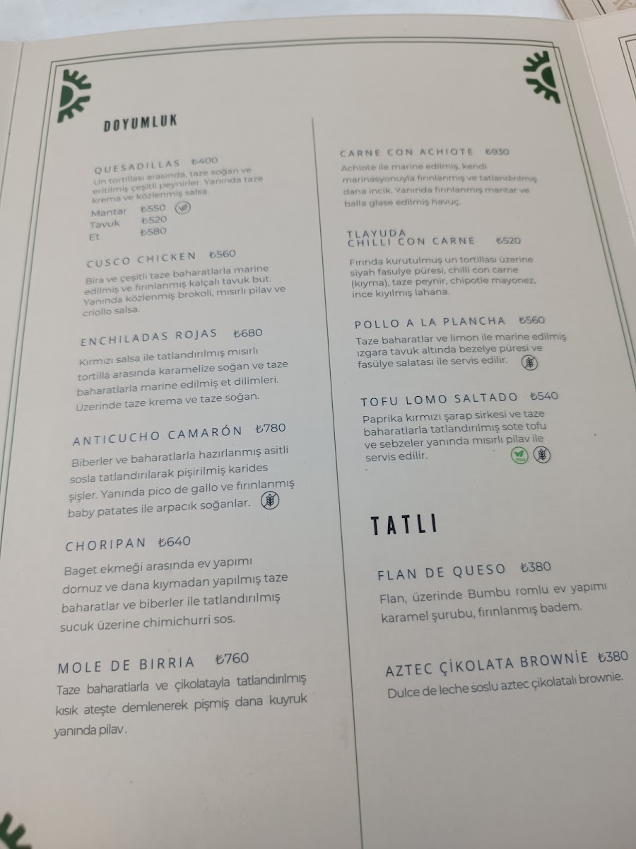 Menu Luz Latin Food And Cocktails-5