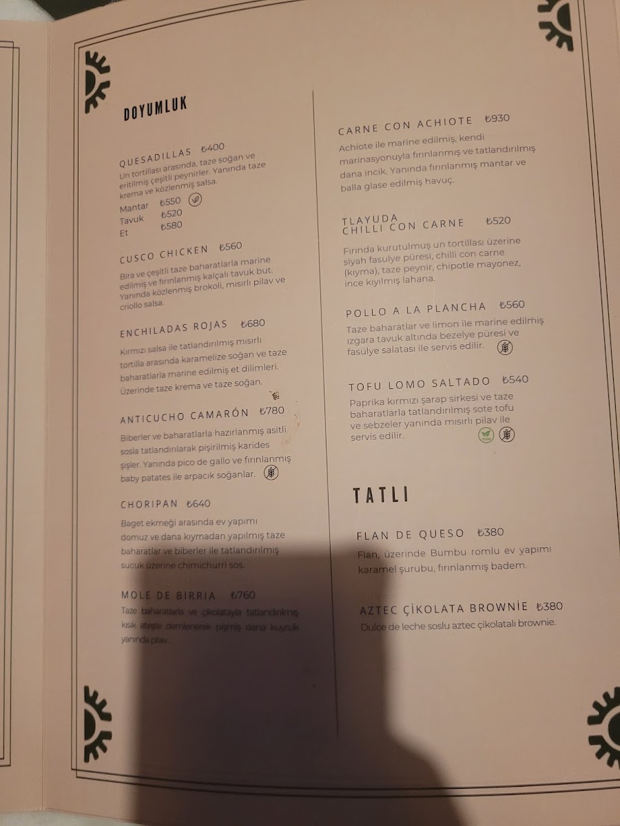 Menu Luz Latin Food And Cocktails-7